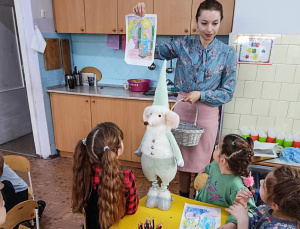 В детском саду №244 города Ростова-на-Дону прошли занятия, предстоященные празднику Благовещения 