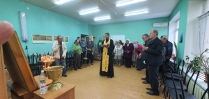В Таганрогском наркологическом стационаре совершен молебен перед иконой "Неупиваемая Чаша" 