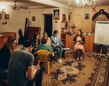 В рамках Курса молодой семьи "Татианинский" состоялась встреча участников с психологом
