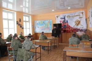 Благочинный Мясниковского района встретился с представителями воинской части