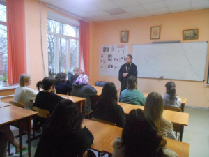 В Таганрогском педагогическом лицее-интернате прошла очередная встреча  учащихся со священником
