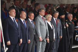Епископ Таганрогский Артемий принял участие во встрече ретропоезда «Победа» в г. Ростове-на-Дону