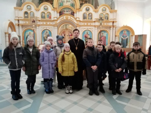 Ученики Анастасиевской средней школы посетили Покровский храм