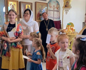 В воскресной группе храма Илии Пророка г. Ростова-на-Дону отпраздновали окончание учебного года