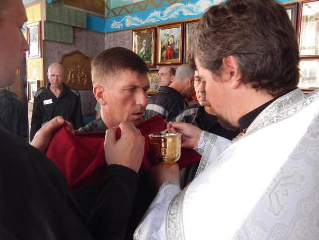 В исправительных учреждениях Ростовской области встретили праздник Вознесения Господня