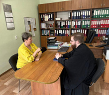 Состоялась встреча настоятеля храмов ст. Грушевской с директором общеобразовательной станичной школы
