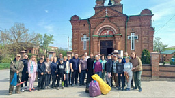 Жители города Новочеркасска приняли участие в Георгиевском субботнике